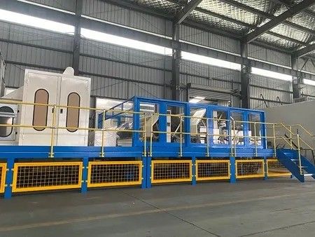 2000mm 200 - 600kg/h Μηχανή υψηλής ταχύτητας για την κάρτωση μη υφασμένων εργαστηριακών